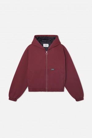 Chamarra Scuffers Stained Work Jacket Vino | 41235PKAL