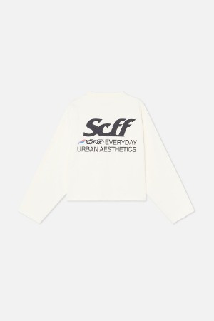Crewneck Scuffers SCFF Ecru | 54320KMWC