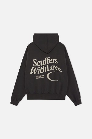 Hoodies Scuffers Excess of Future Grises Oscuro | 63579WSQJ