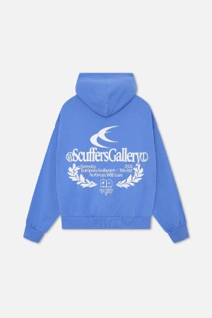 Hoodies Scuffers Gallery Azules | 69735RAHC