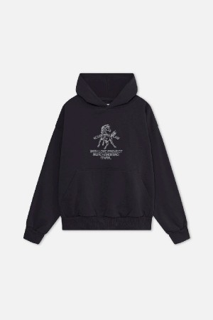 Hoodies Scuffers Horse Azul Marino | 29514WLUO