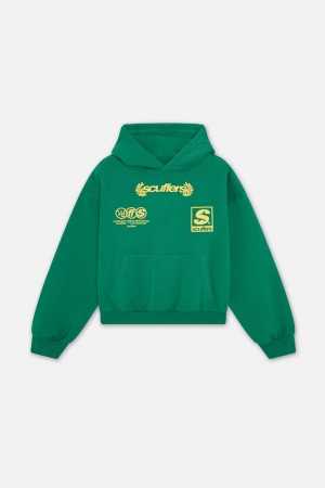 Hoodies Scuffers New Age Hoodie Verdes | 96710TXQZ