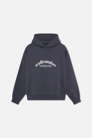 Hoodies Scuffers POS Scuffersstudios Azul Marino | 73096DWKV