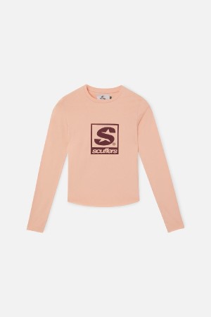 Long sleeve Scuffers Starnova Longsleeve Salmon | 39270RMKC