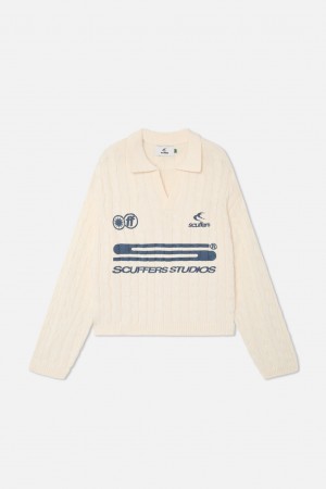 Polos Scuffers Trench Polo Ecru | 36274ANKX