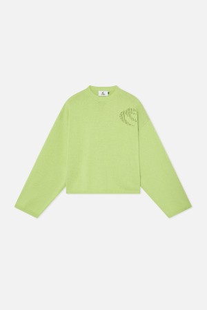Prendas De Punto Scuffers New Moon Knit Verdes | 65742QBIX