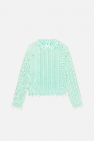 Prendas De Punto Scuffers Oversized Jersey Verdes | 14589DPEZ