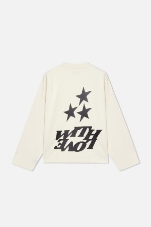 Sudaderas Scuffers Com Ecru | 57496DLKG