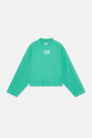 Sudaderas Scuffers Starnova Longsleeve Verdes | 39765JTXM