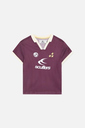 T-Shirts Scuffers Podium Top Vino | 14596CHIP