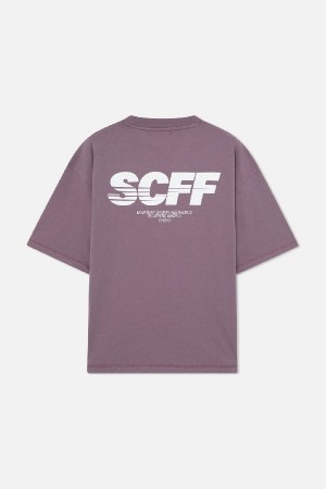 T-Shirts Scuffers SSS SCFF Grises | 89106GKAL