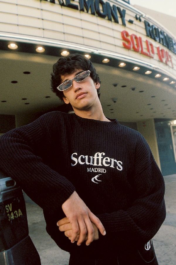 Camiseta Scuffers Mad Sweater Azul Marino | 30972PHVO