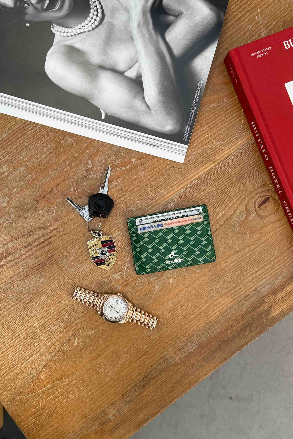 Cartera Scuffers Wallet Verdes | 42573XITQ