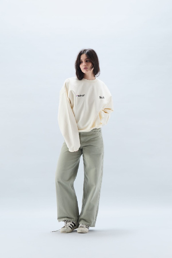 Crewneck Scuffers SCFF Ecru | 54320KMWC