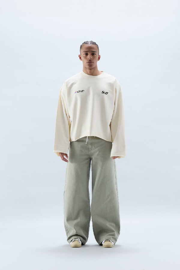 Crewneck Scuffers SCFF Ecru | 54320KMWC