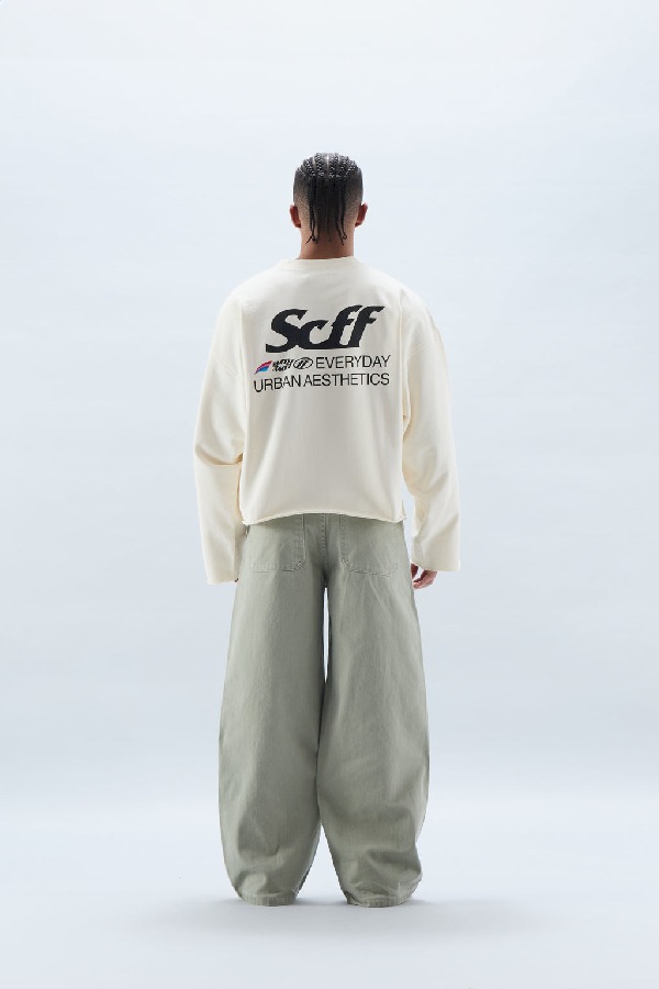 Crewneck Scuffers SCFF Ecru | 54320KMWC