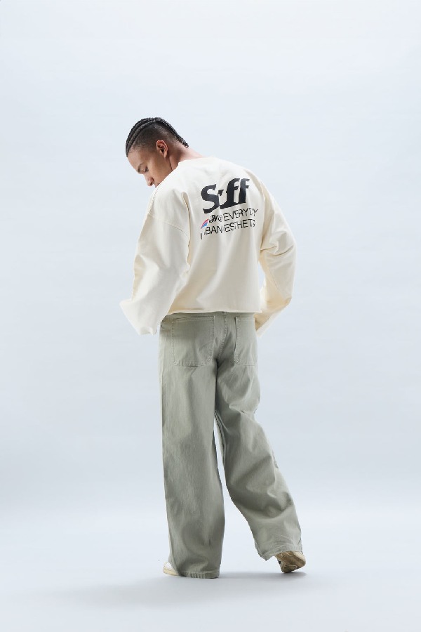 Crewneck Scuffers SCFF Ecru | 54320KMWC