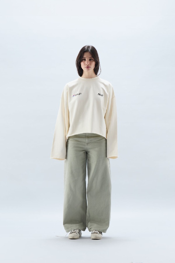 Crewneck Scuffers SCFF Ecru | 54320KMWC