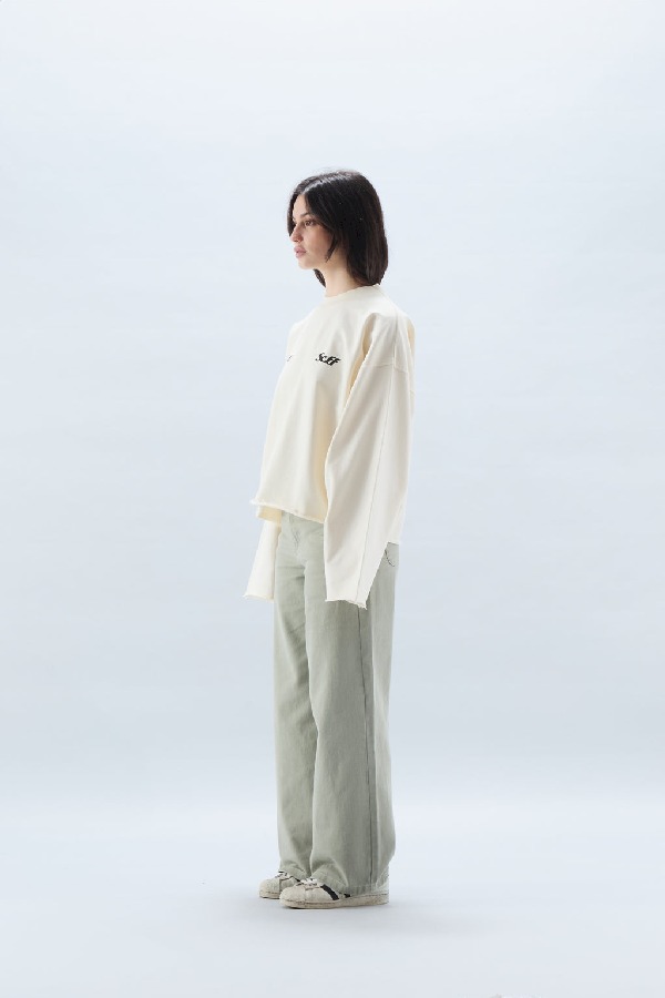 Crewneck Scuffers SCFF Ecru | 54320KMWC