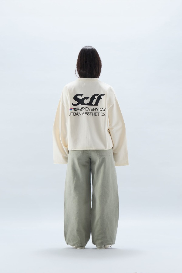 Crewneck Scuffers SCFF Ecru | 54320KMWC