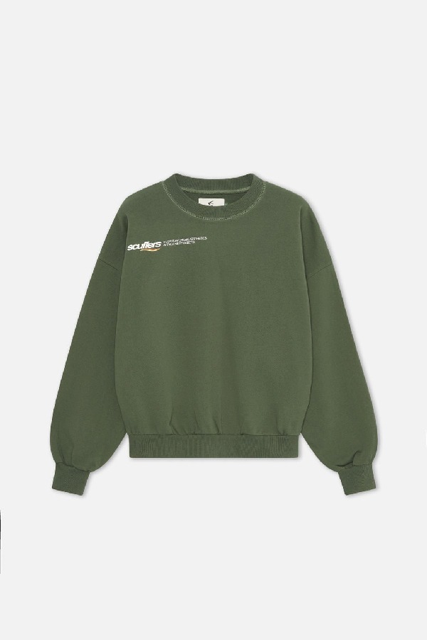 Crewneck Scuffers Sign Verdes | 68307UCFW