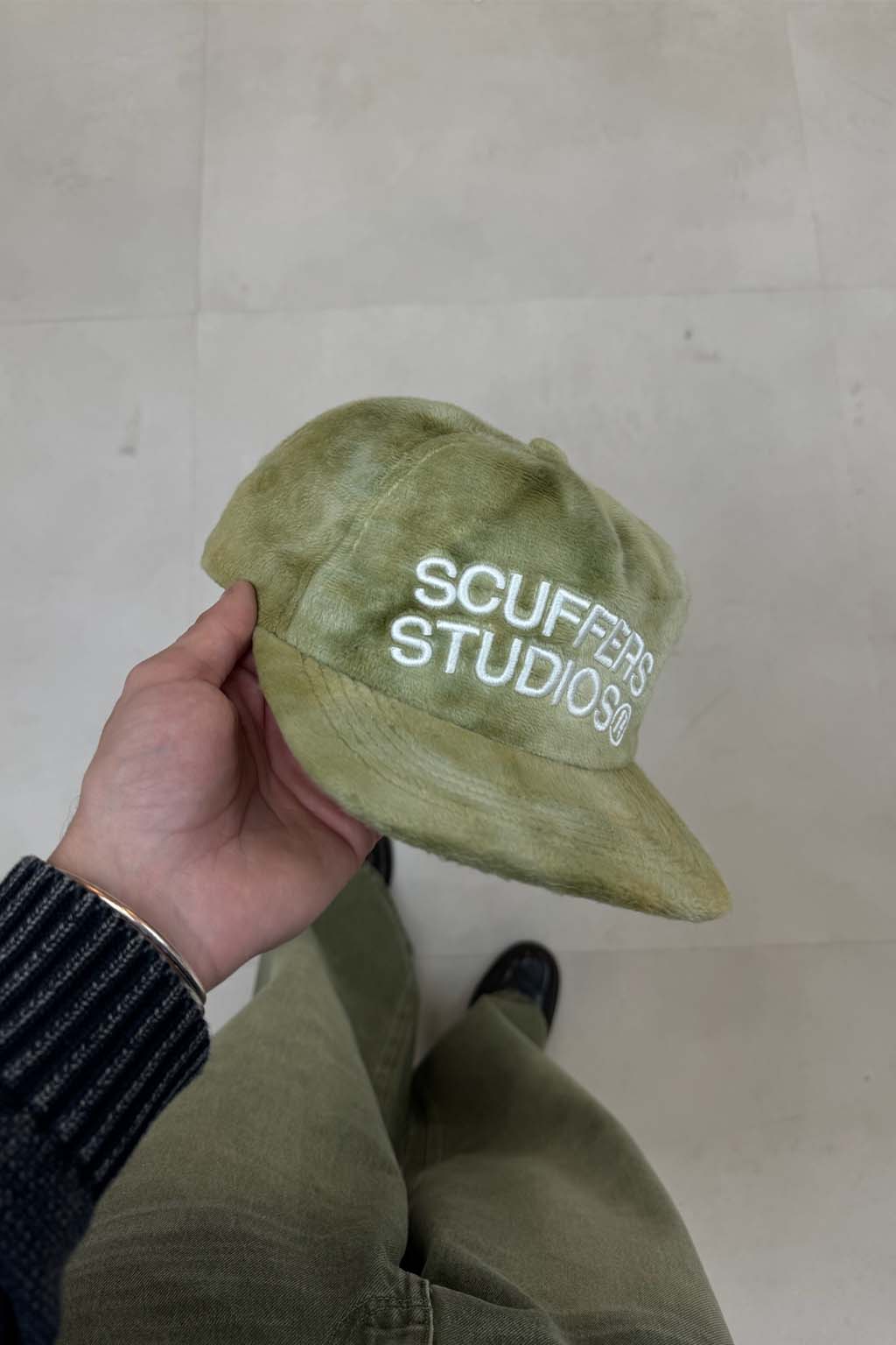 Gorra Scuffers Worldwide Cap Verdes Azules | 14706QIGE