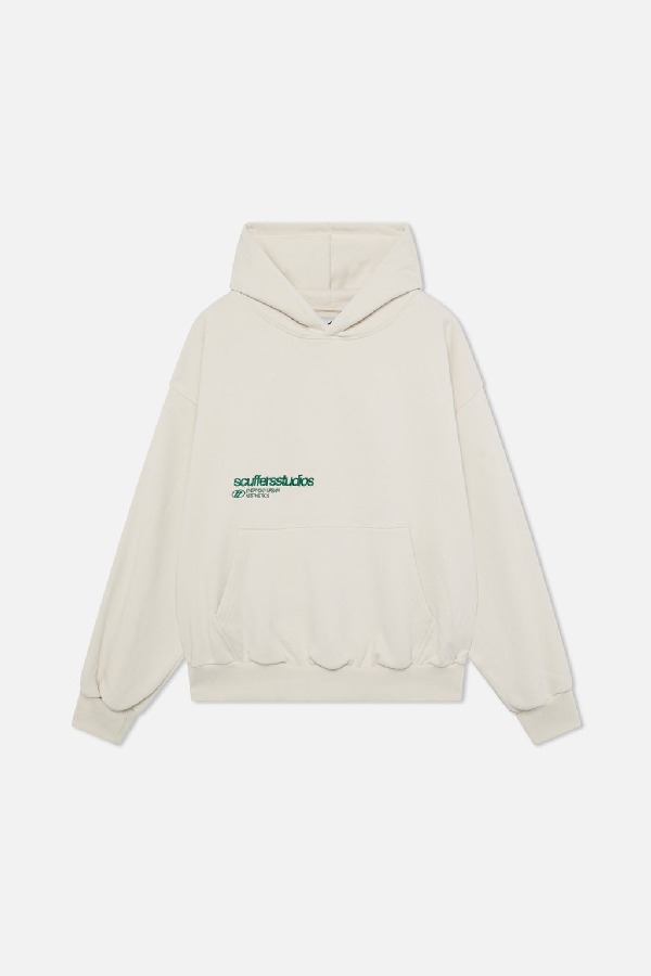 Hoodies Scuffers Flag Ecru | 47062OQIZ
