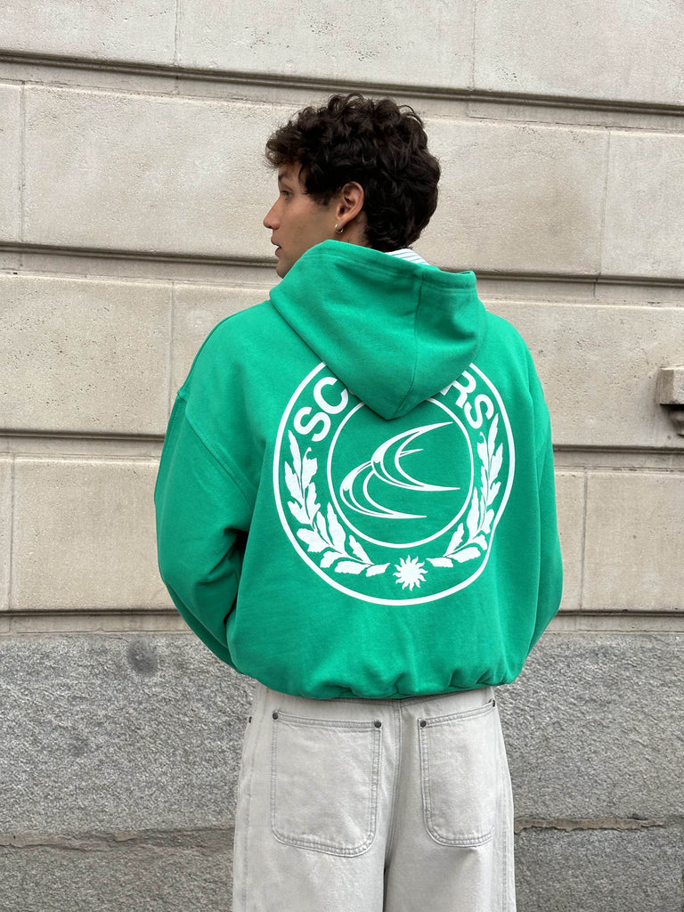 Hoodies Scuffers Flock Hoodie Verdes | 95804PXEI