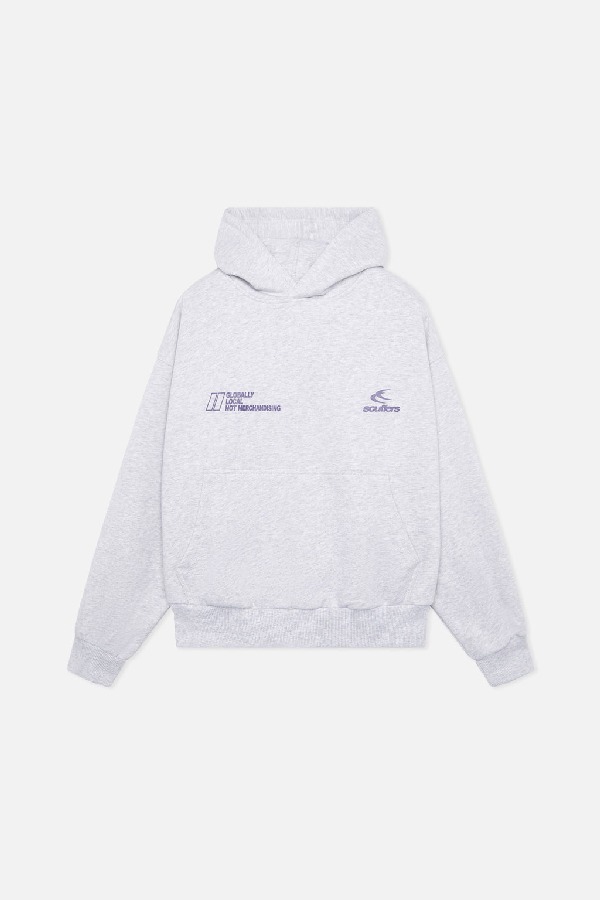 Hoodies Scuffers Globally Grises | 50391PEXK