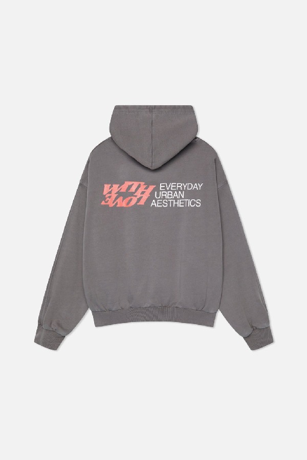 Hoodies Scuffers Iron Grises | 83041MSYN