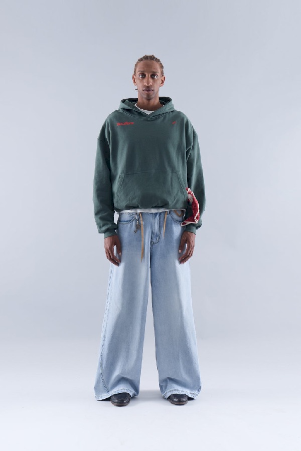 Hoodies Scuffers Motor Studios Verdes | 45312RALX