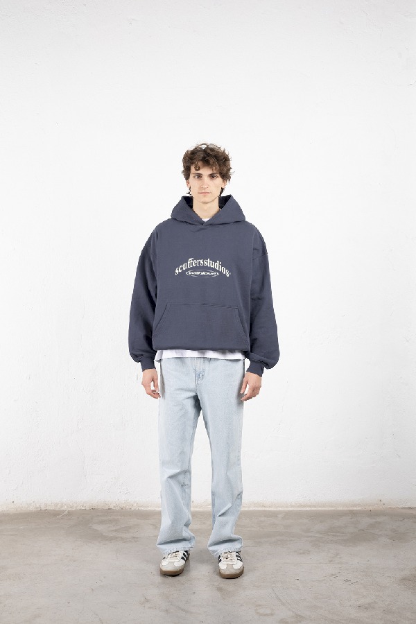 Hoodies Scuffers POS Scuffersstudios Azul Marino | 73096DWKV