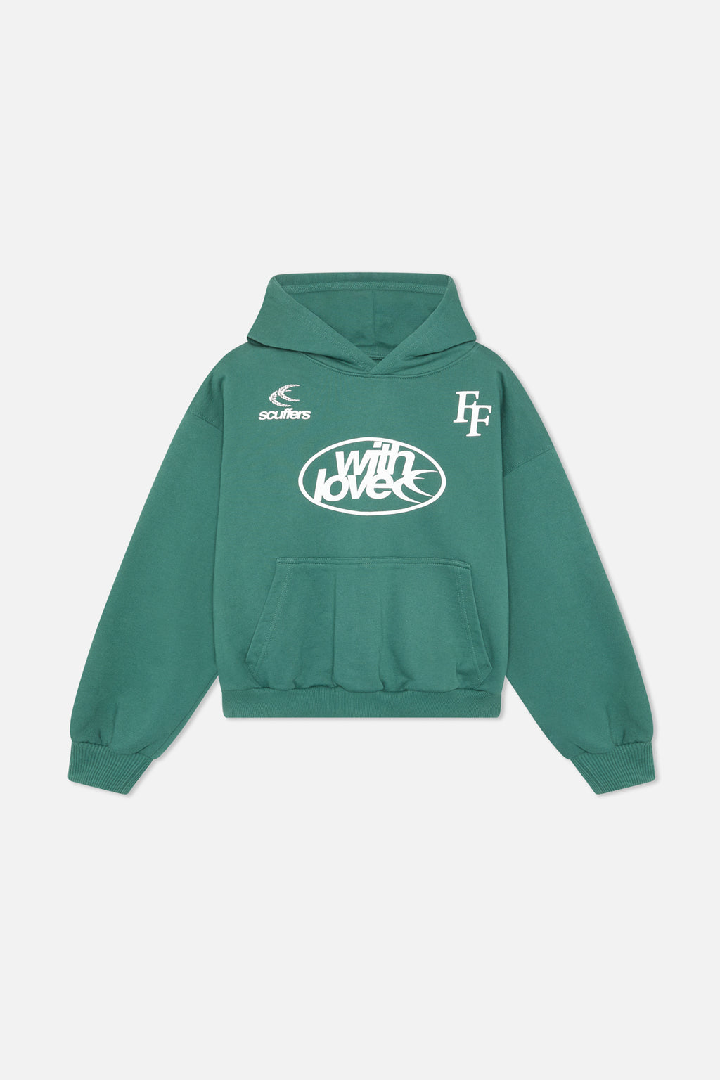 Hoodies Scuffers Paris Hoodie Verdes | 37205RNFL