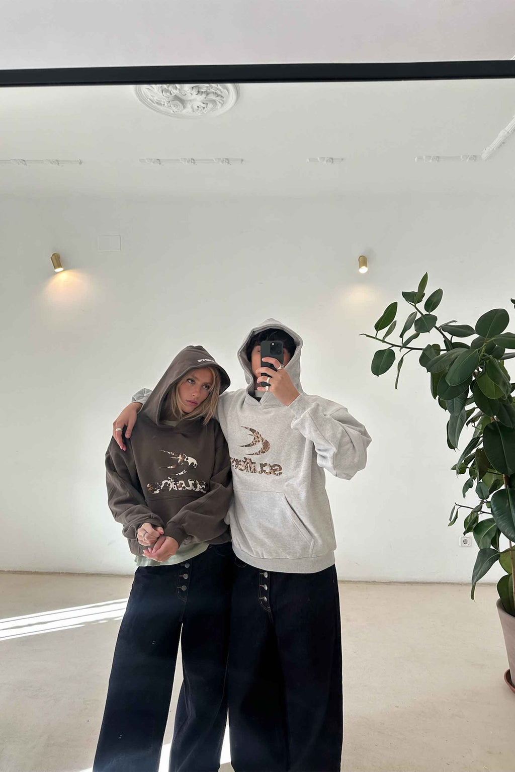 Hoodies Scuffers Safari Hoodie Grises | 37061JHTY