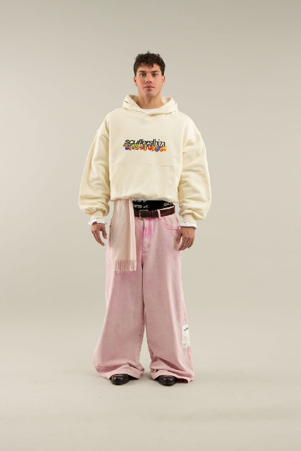 Hoodies Scuffers Sweet Ecru | 26897SOZY