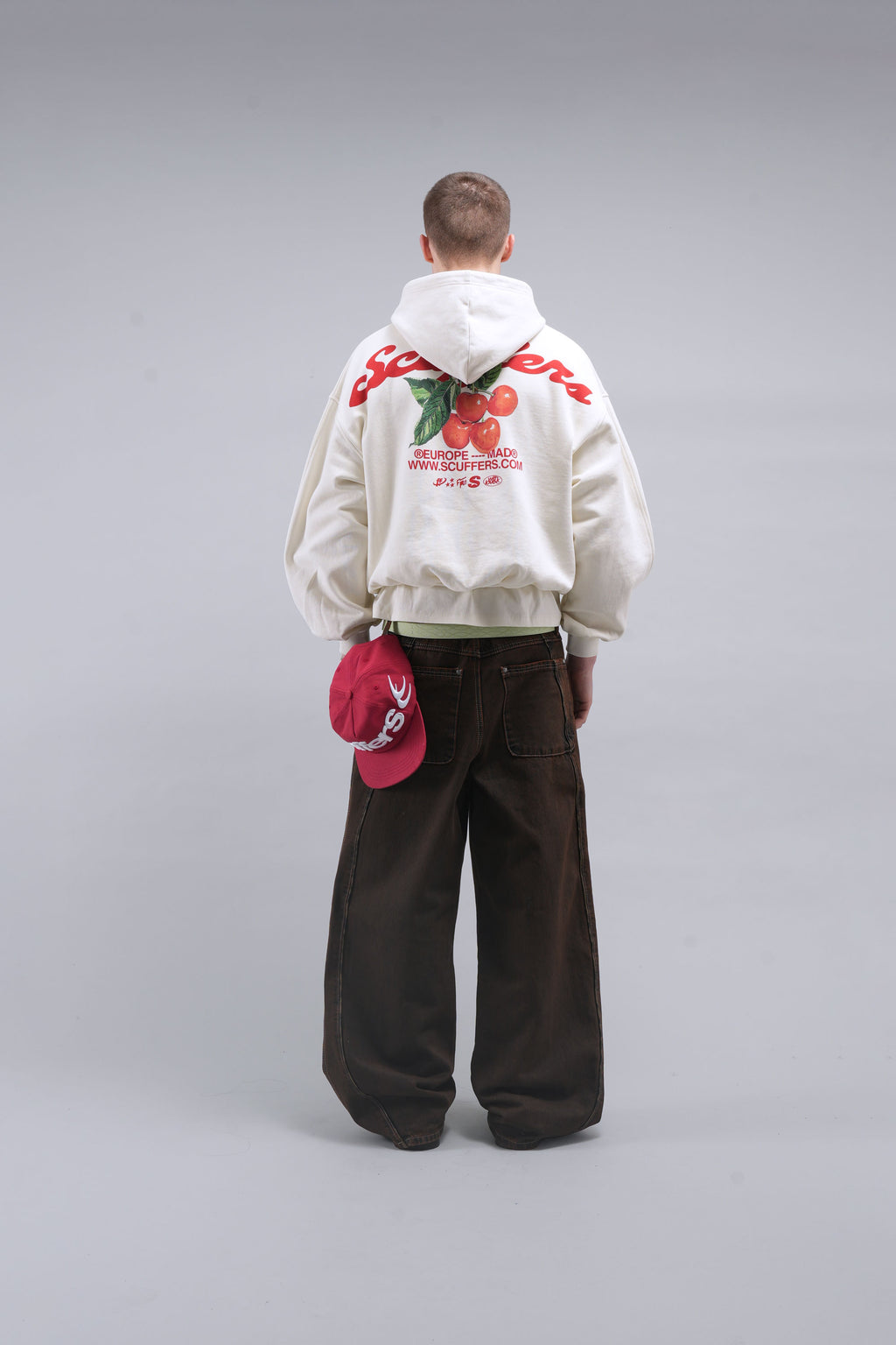 Hoodies Scuffers Tropical Hoodie Ecru | 64723TRAC