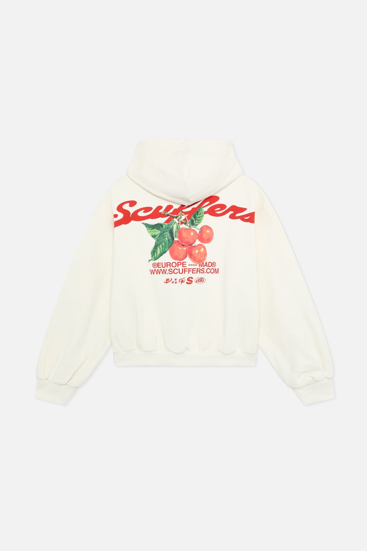 Hoodies Scuffers Tropical Hoodie Ecru | 64723TRAC