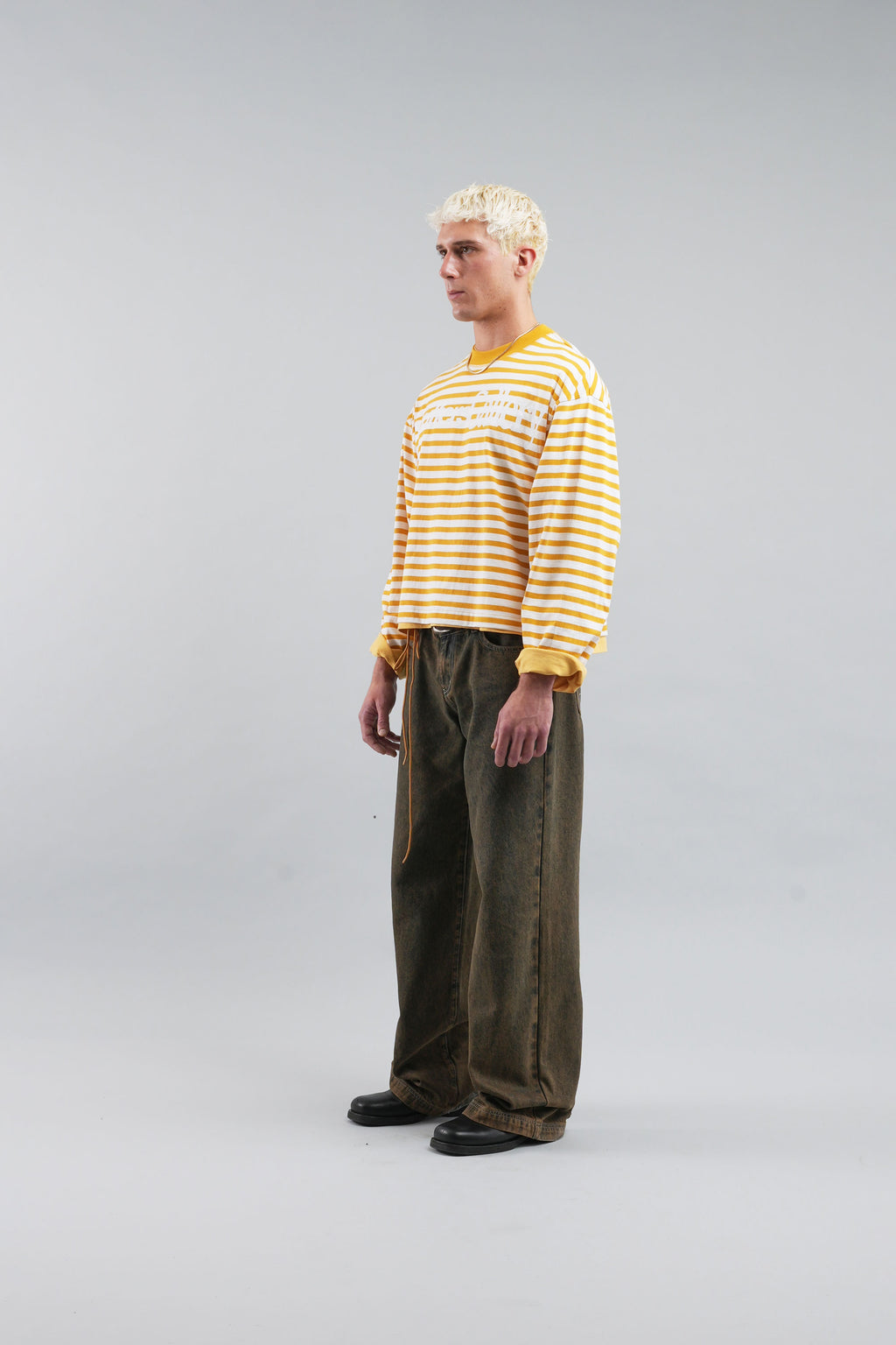 Longsleeve Scuffers Curator Longsleeve Naranjas Blancos | 58269HIMQ