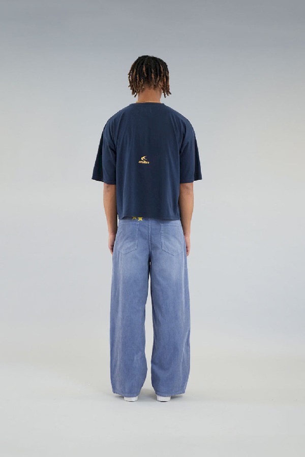 Pantalon Scuffers Jumbo Corduroy Azules | 41375IHLZ