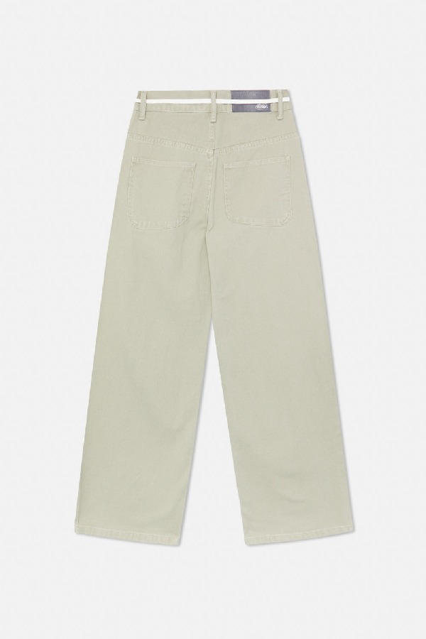 Pantalon Scuffers Oversized Green Jeans | 56879HNUJ
