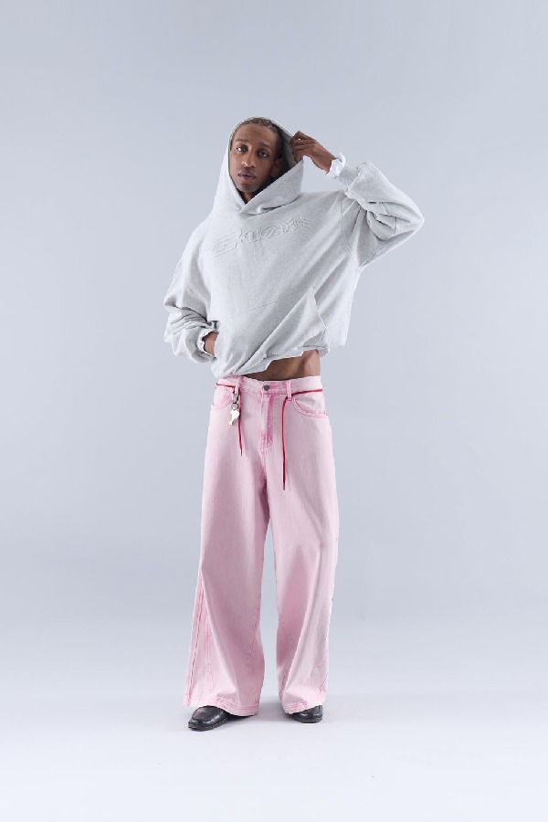 Pantalon Scuffers Tech Denim Rosas | 32475MDJI