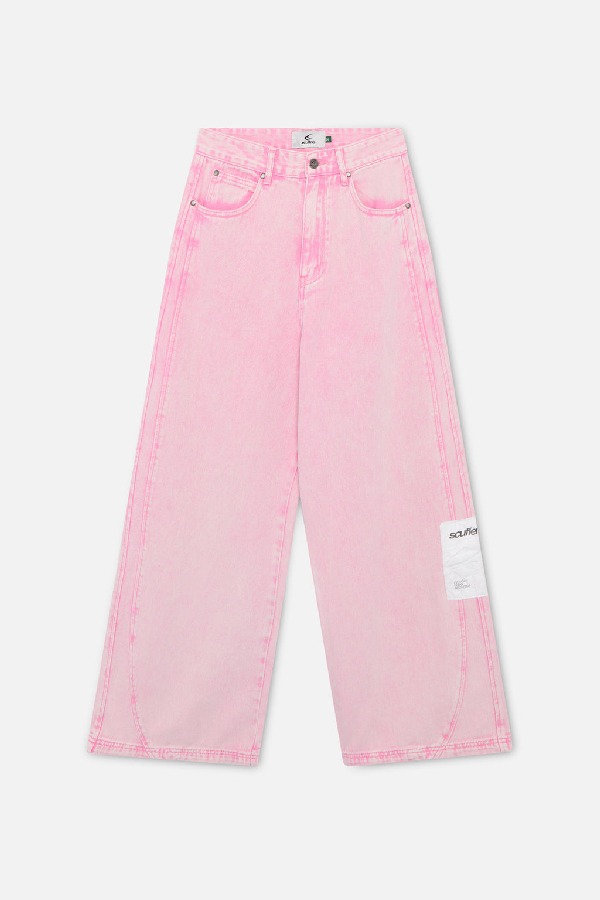 Pantalon Scuffers Tech Denim Rosas | 32475MDJI