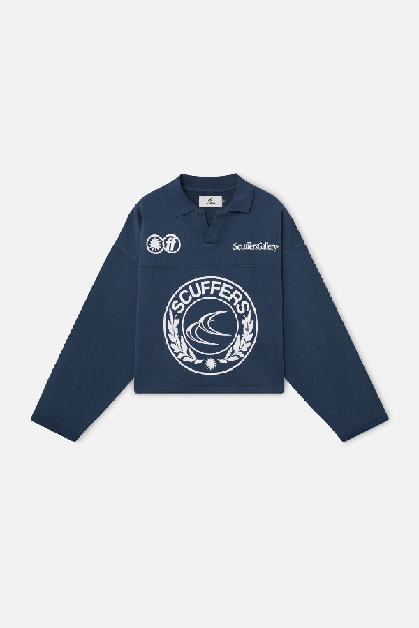 Polo Scuffers CLG Polo Long Azules | 15679XWYV