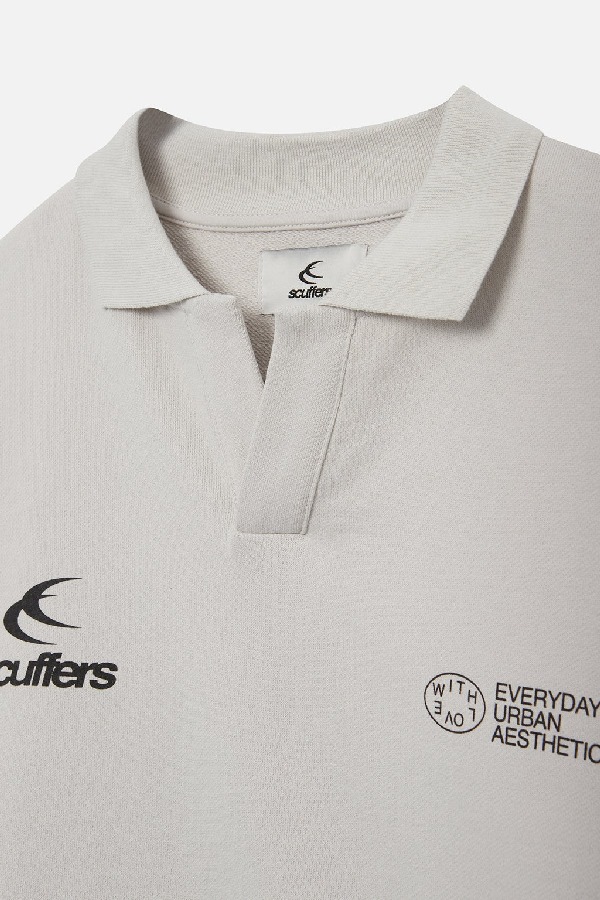 Polo Scuffers Double Polo Grises | 90872DCGQ