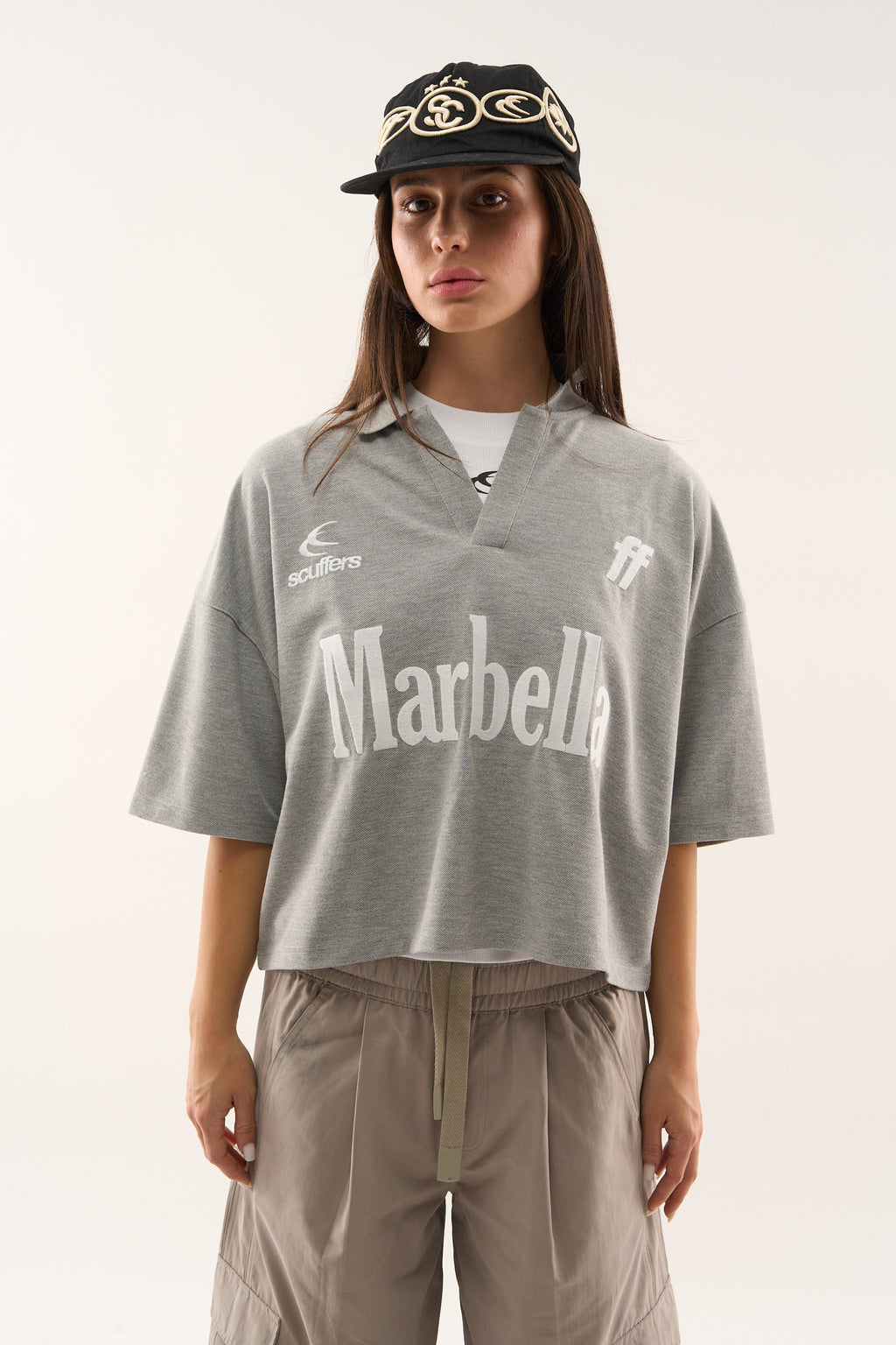 Polos Scuffers Marbella Polo Grises Claro | 62793VMJR