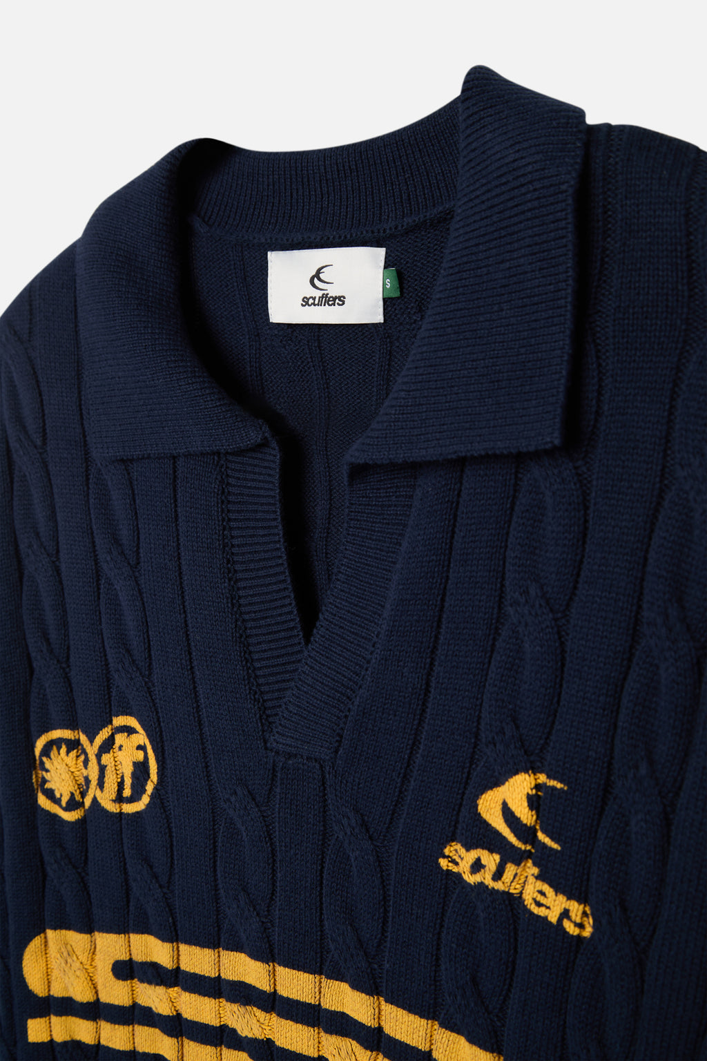 Polos Scuffers Trench Polo Azules Oscuro | 82536TXQN