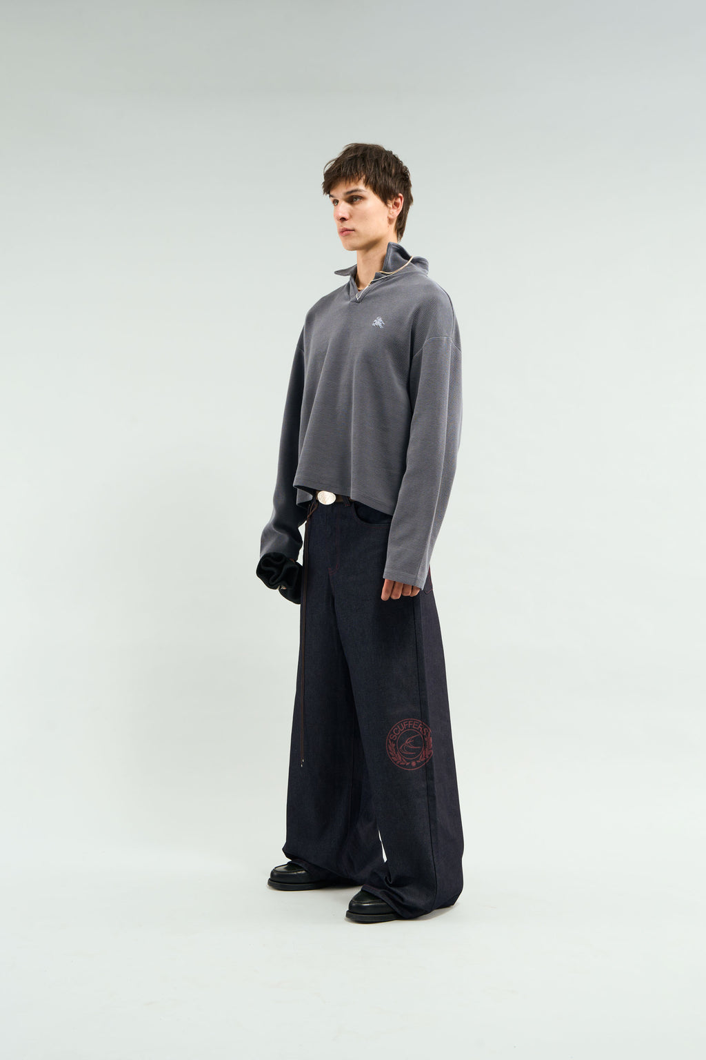 Shirts and Polos Scuffers Camelot Polo Azules | 51038UOHX