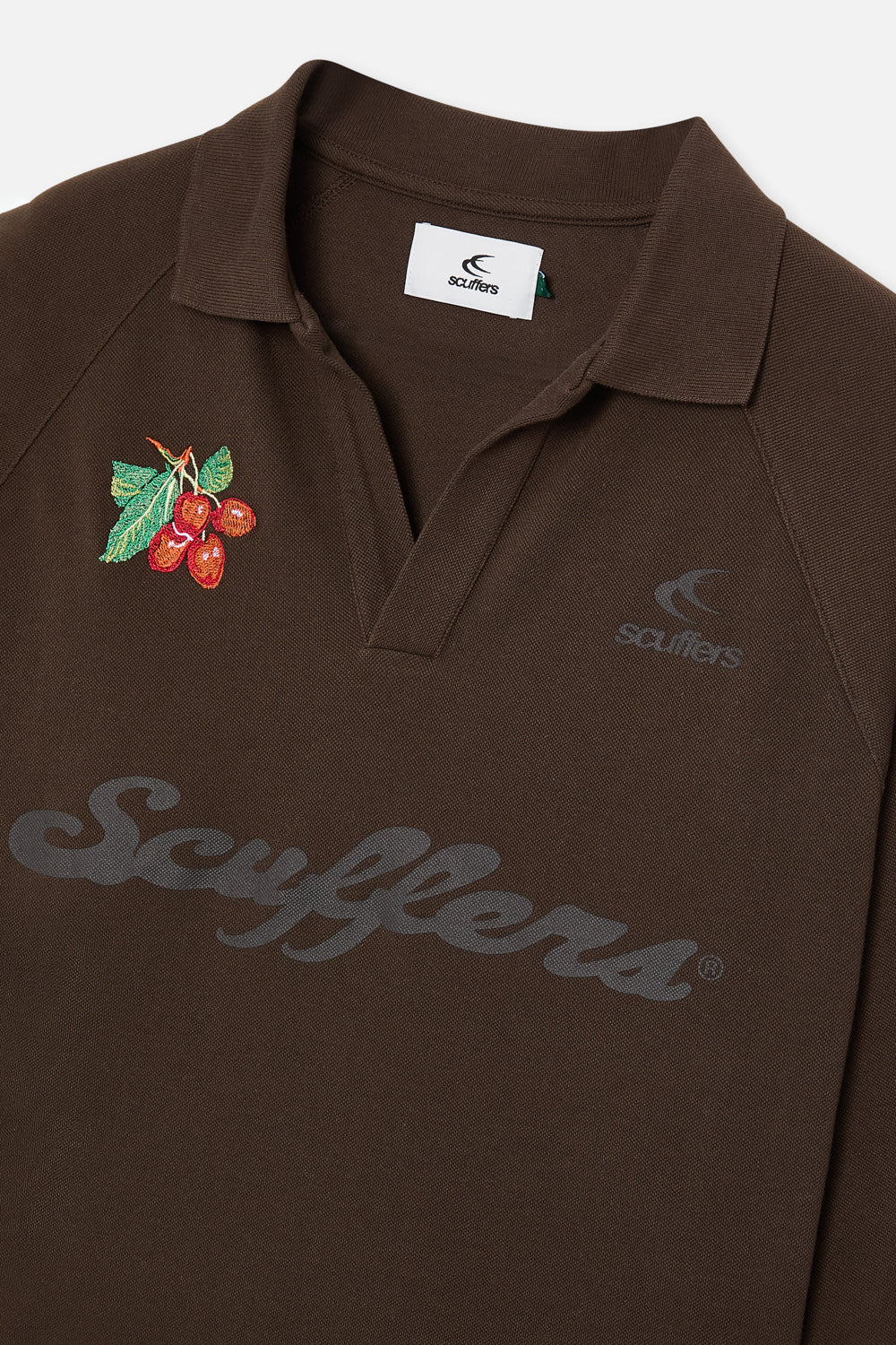 Shirts and Polos Scuffers Tropical Polo Marrom | 25473UDXF