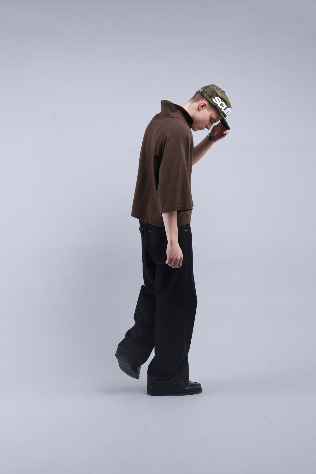 Shirts and Polos Scuffers Tropical Polo Marrom | 25473UDXF