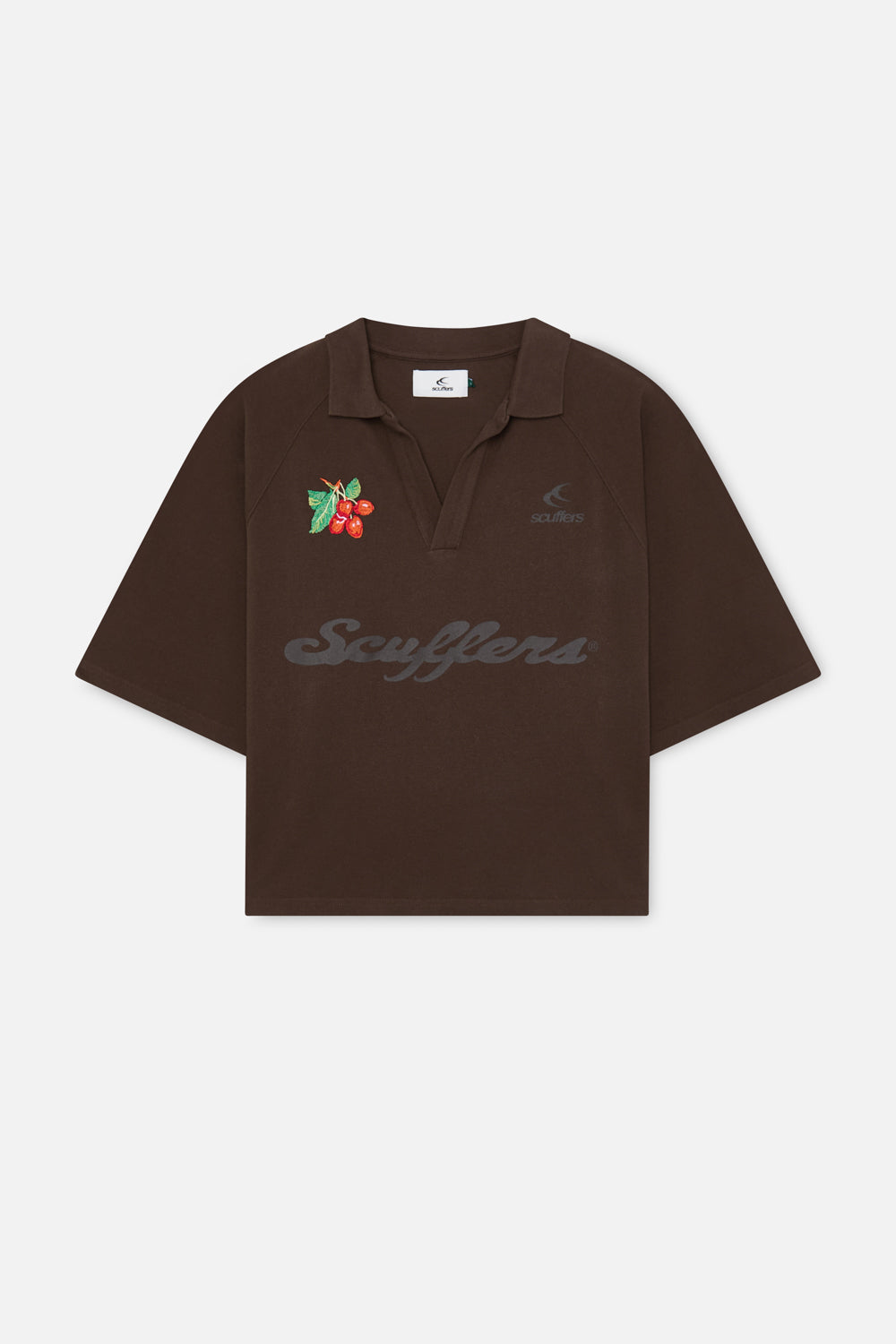 Shirts and Polos Scuffers Tropical Polo Marrom | 25473UDXF